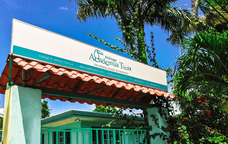 Séjour linguistique Costa Rica, Jacó, Accademia Tica Spanish School Jacó Beach, entrée
