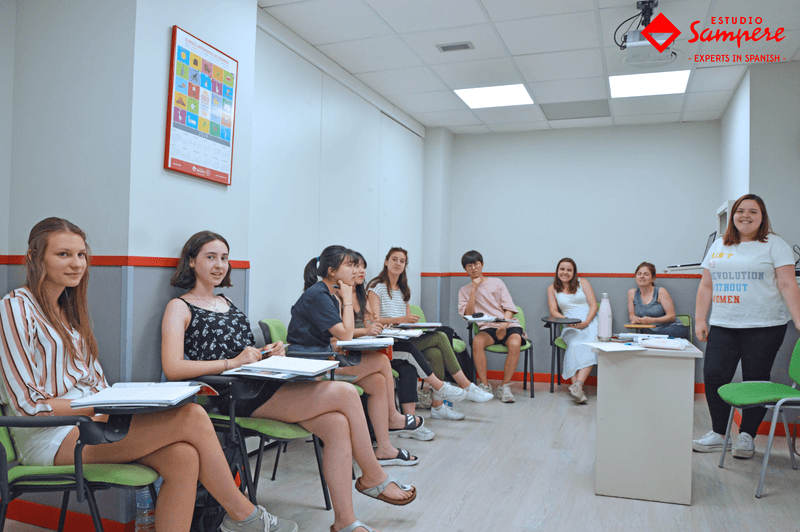 Séjour linguistique Espagne, Estudio Sampere Madrid, Leçons