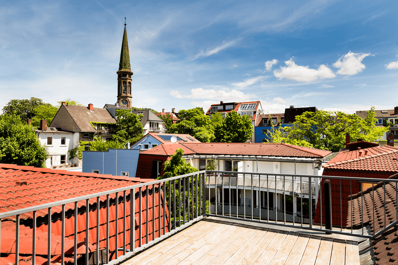 Séjour linguistique Allemagne, Fribourg - Alpadia Freiburg - Accommodation - Appartement Erwinstrasse - Terrasse
