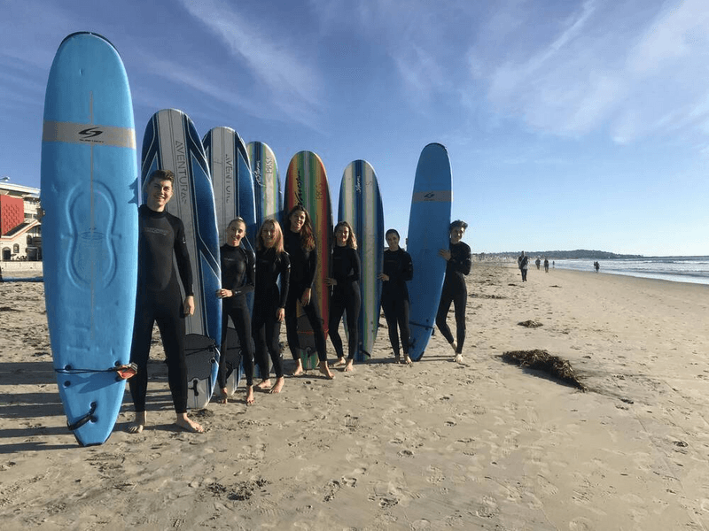Sprachaufenthalt USA, San Diego, Surfer