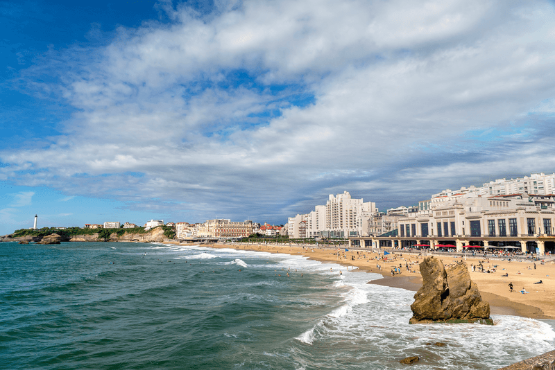 Sprachaufenthalt Frankreich, Biarritz, Strand