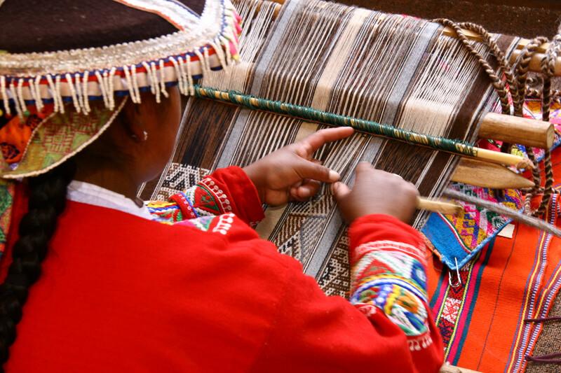 Sprachaufenthalt Peru, Cusco, Weberin