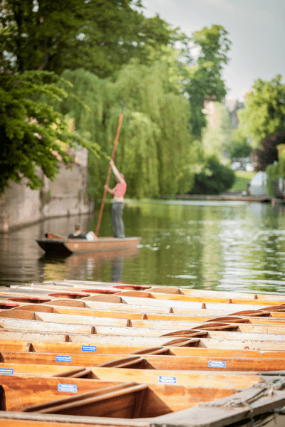 Sprachaufenthalt England, Oxford, Punting