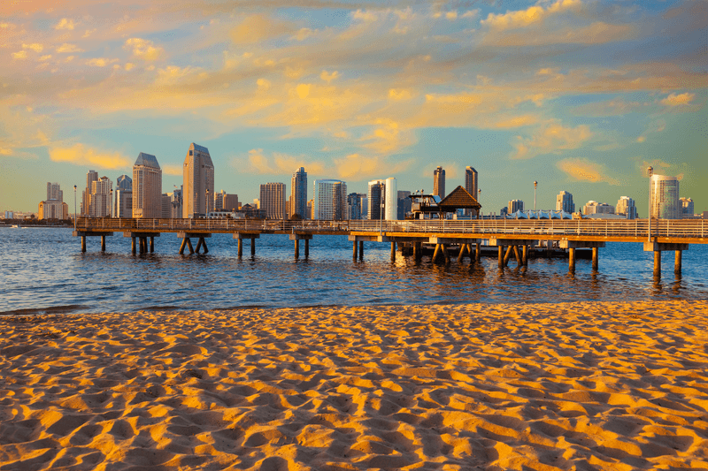 Séjour linguistique USA, San Diego, Plage