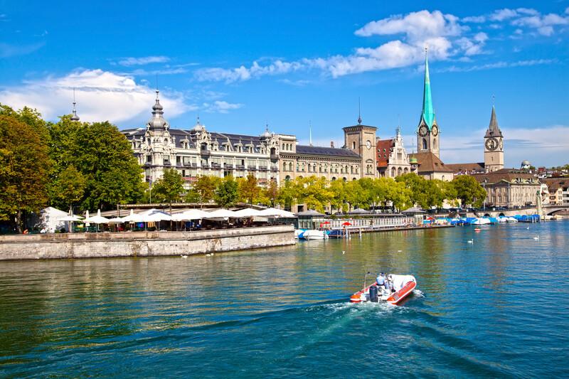 Sprachaufenthalt Schweiz, Zürich, Limmat