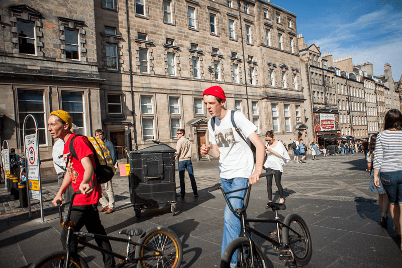 Sprachaufenthalt England, Edinburgh, Street Life