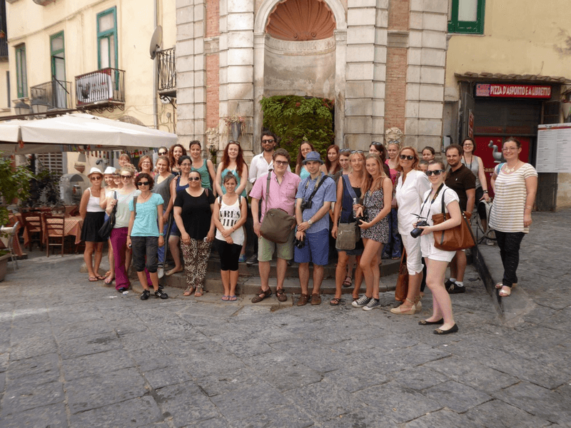Séjour linguistique Italie, Salerno, Accademia Italiana, Tour de ville