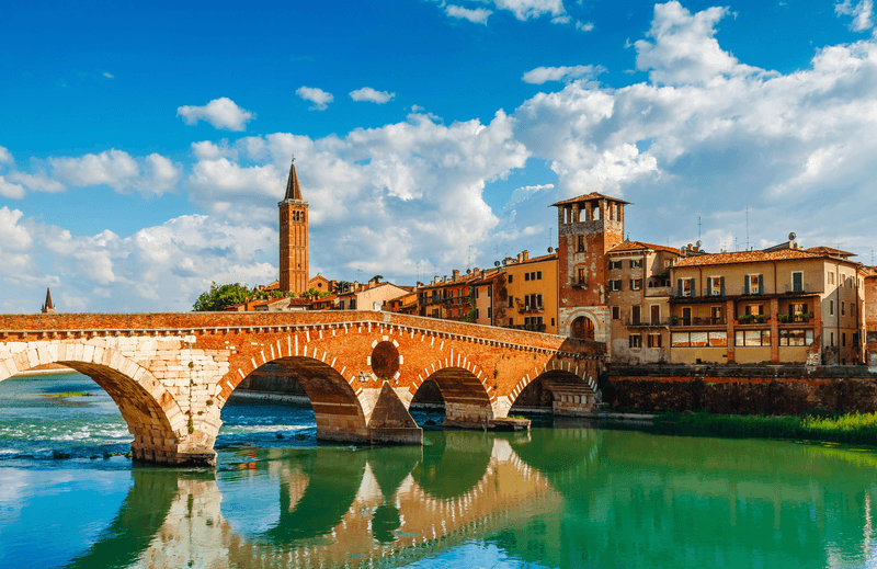Sprachaufenthalt Italien, Verona - Brücke
