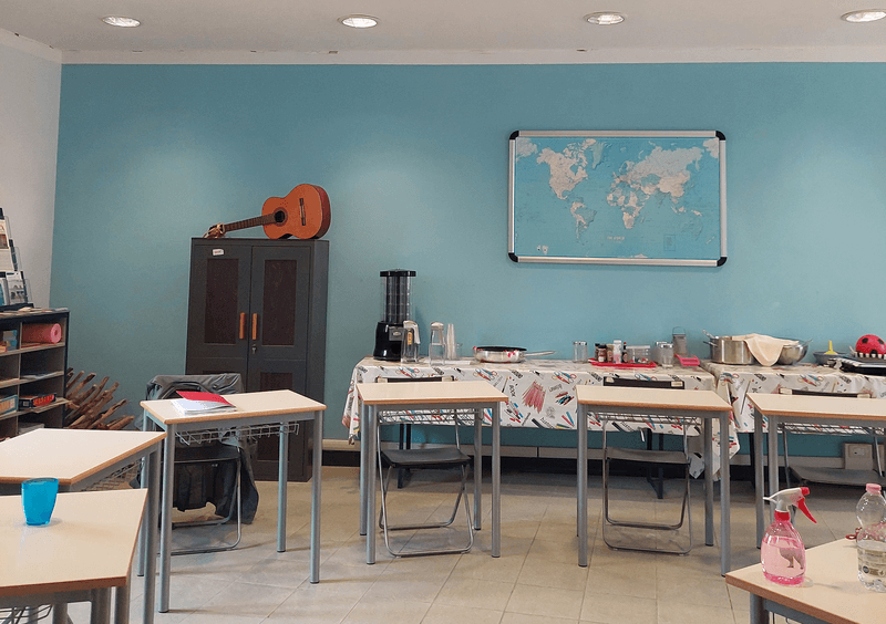 Sprachaufenthalt Italien, Sestri Levante - Scuola ABC - Klassenzimmer