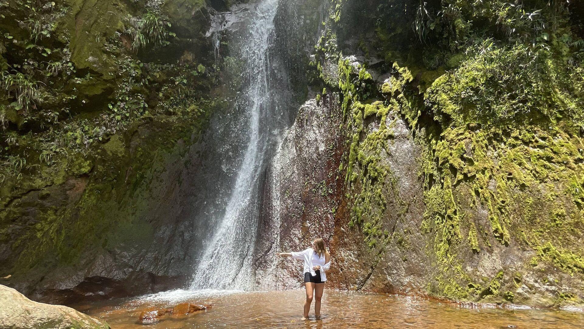 Sprachaufenthalt Guadeloupe, Wasserfall