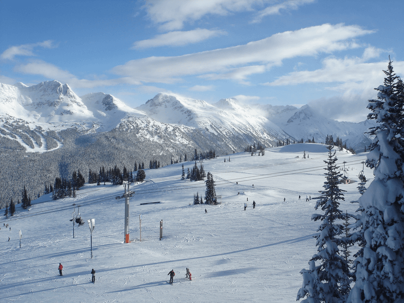 Sprachaufenthalt Kanada, Whistler, Skifahren