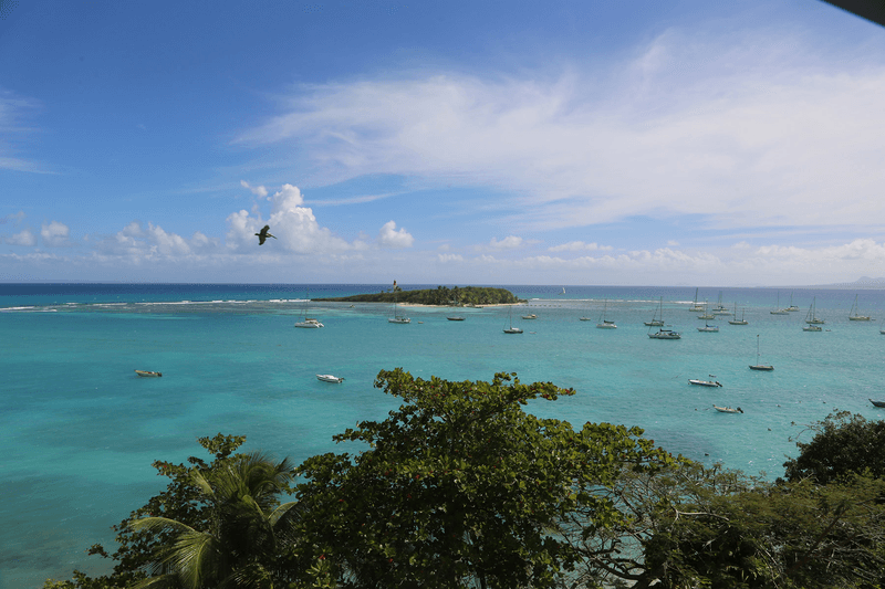 Sprachaufenthalt Guadeloupe, Le Gosier - IMLC - Ausblick