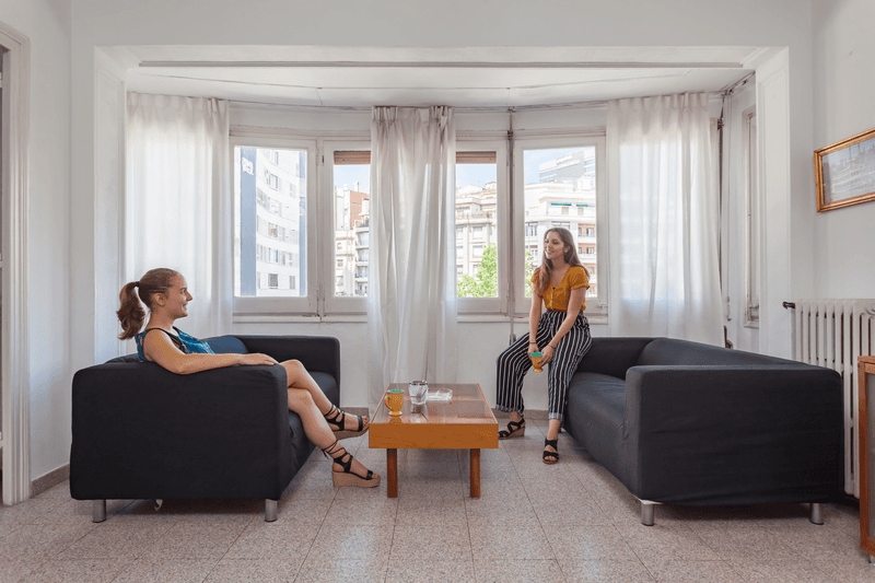 Séjour linguistique Espagne, Barcelone - Expanish Barcelona - Accommodation - Student Shared Apartment - Salon