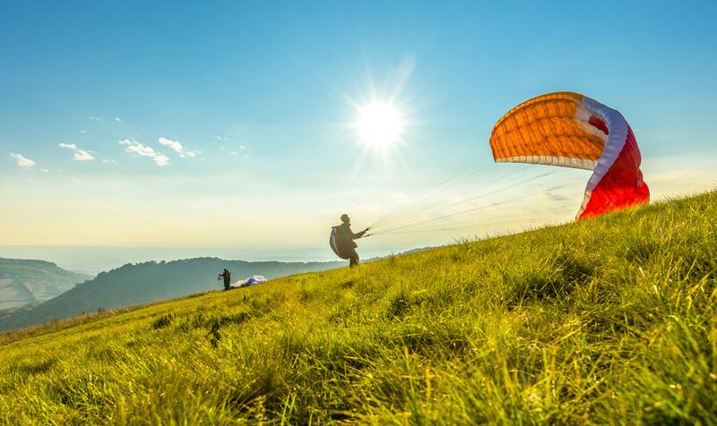 Séjour linguistique France, Annecy - paragliding