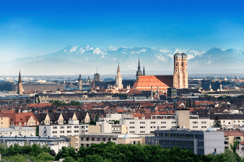 Séjour linguistique Allemand, Munich - panorama