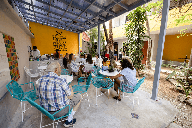 Séjour Linguistique Mexique, Playa del Carmen, International House Playa del Carmen, Café
