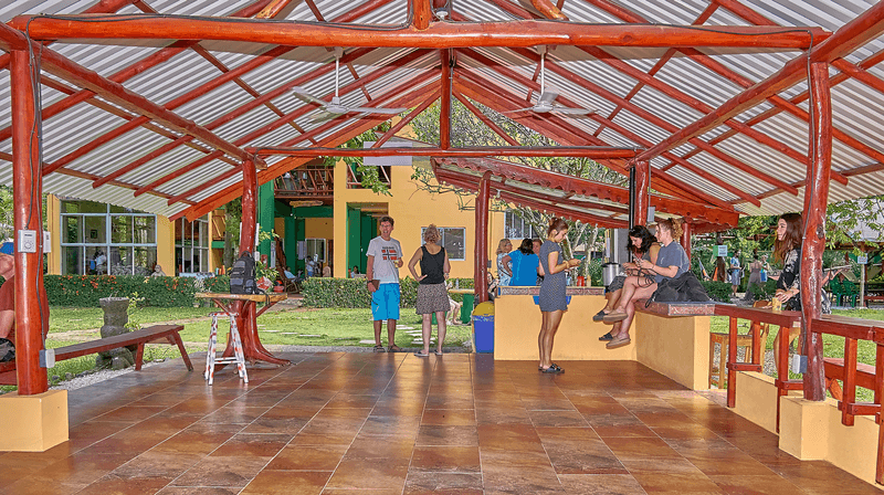 Séjour linguistique Costa Rica, Sámara, Intercultura Sámara, Jardin