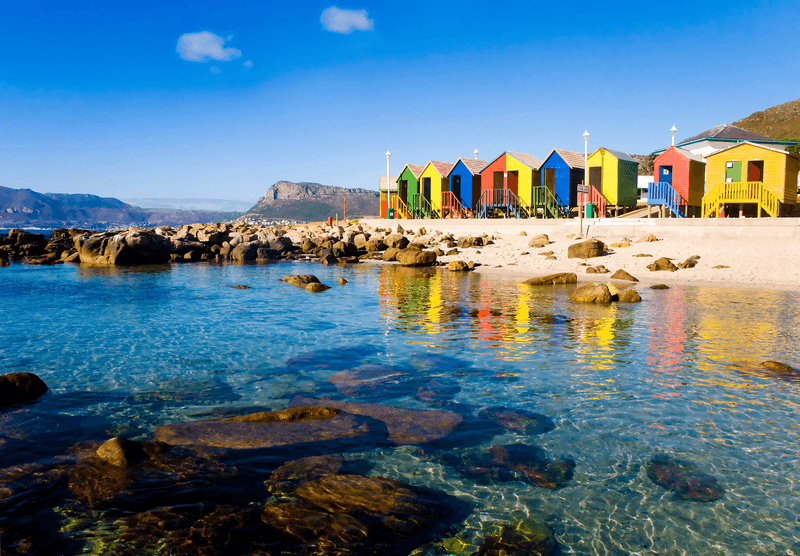 Sprachaufenthalt Südafrika, Kapstadt - Strand Häusschen