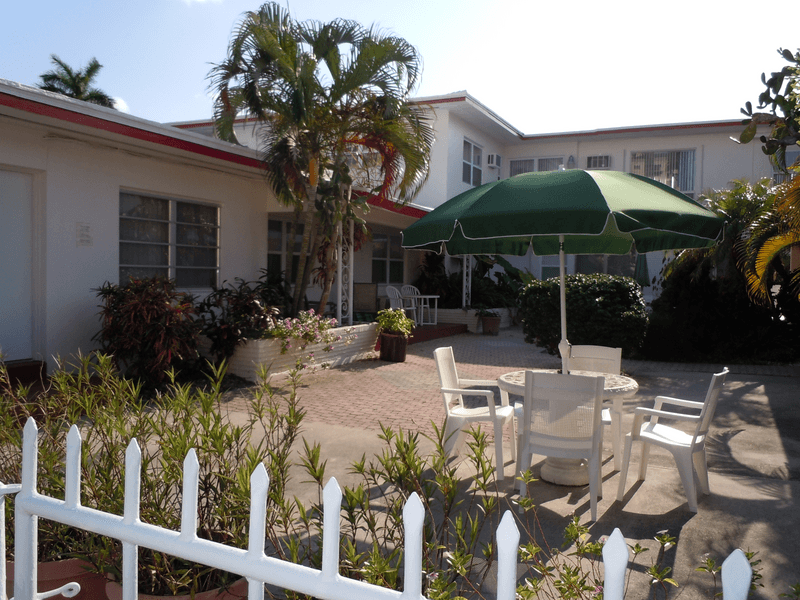 Sprachaufenthalt USA, Fort Lauderdale - Language Academy - Apartment Patio