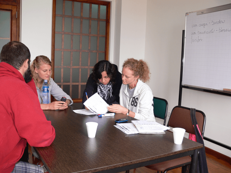 Sprachaufenthalt Ecuador, Cuenca - Estudio Sampere Cuenca - Lektionen