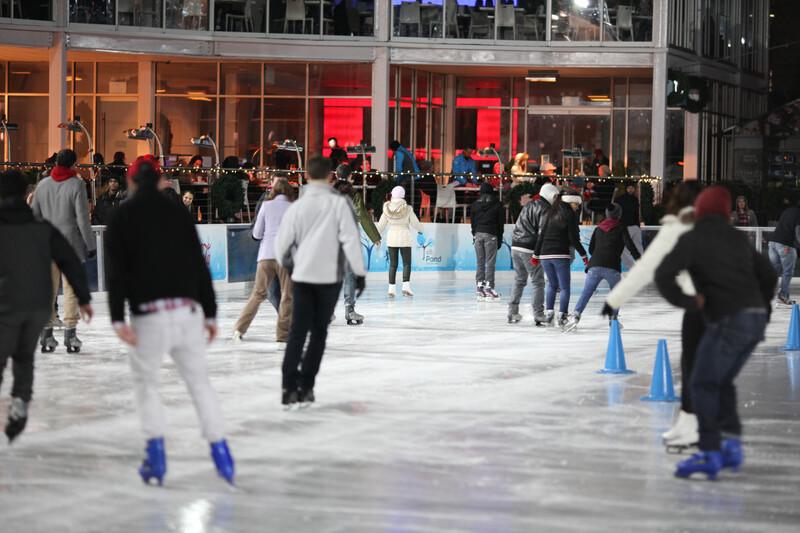 Sprachaufenthalt USA, New York - Eislaufen im Bryant Park