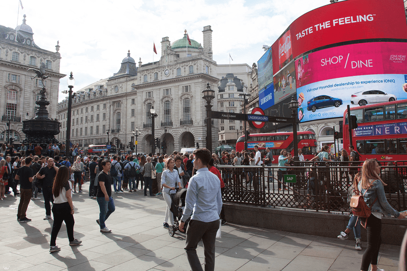 Séjour linguistique Angleterre, Londres, Picadilly Circus