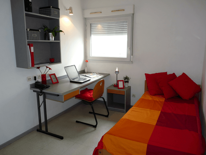 Sprachaufenthalt Frankreich, Montpellier - Institut Linguistique Adenet Montpellier - Accommodation - Student Residenz - Schlafzimmer