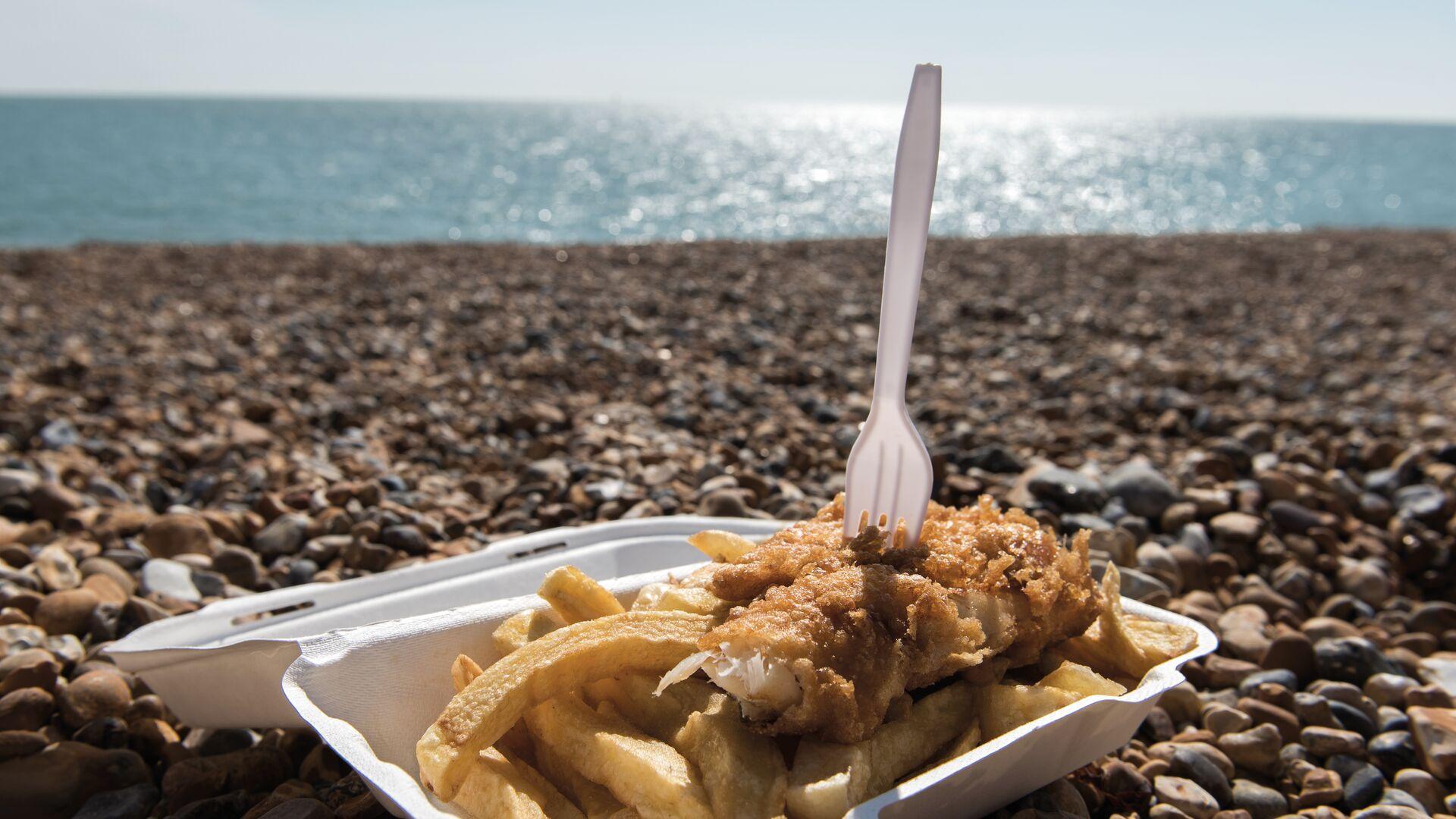 Sprachaufenthalt England, Brighton, Fish n Chips