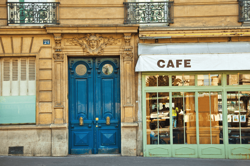 Séjour linguistique France, Café