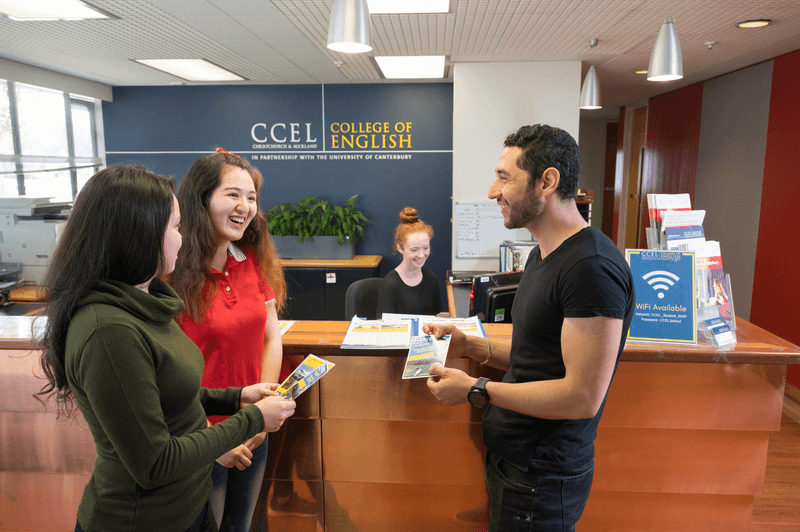 Séjour linguistique Nouvelle Zélande, Christchurch - Christchurch College of English CCEL - Réception