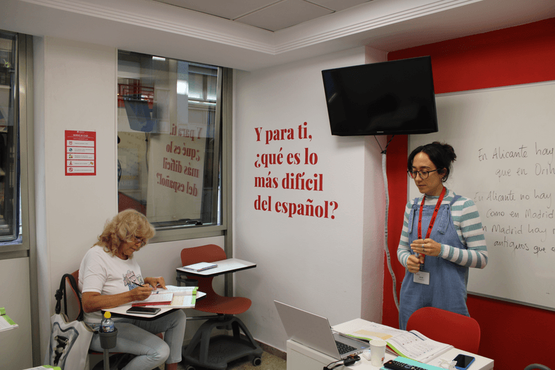 Séjour linguistique Espagne, Alicante, Estudio Sampere, Lesson