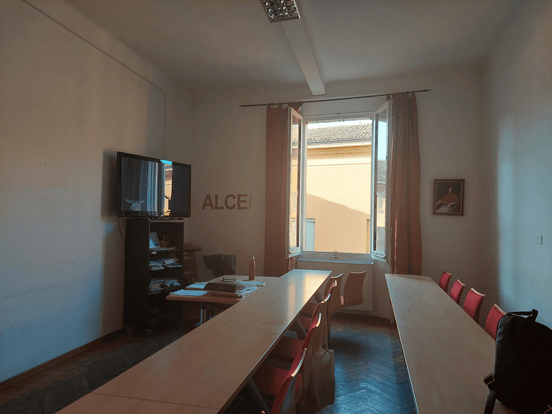Sprachaufenthalt Italien, Bologna - ALCE Bologna - Klassenzimmer