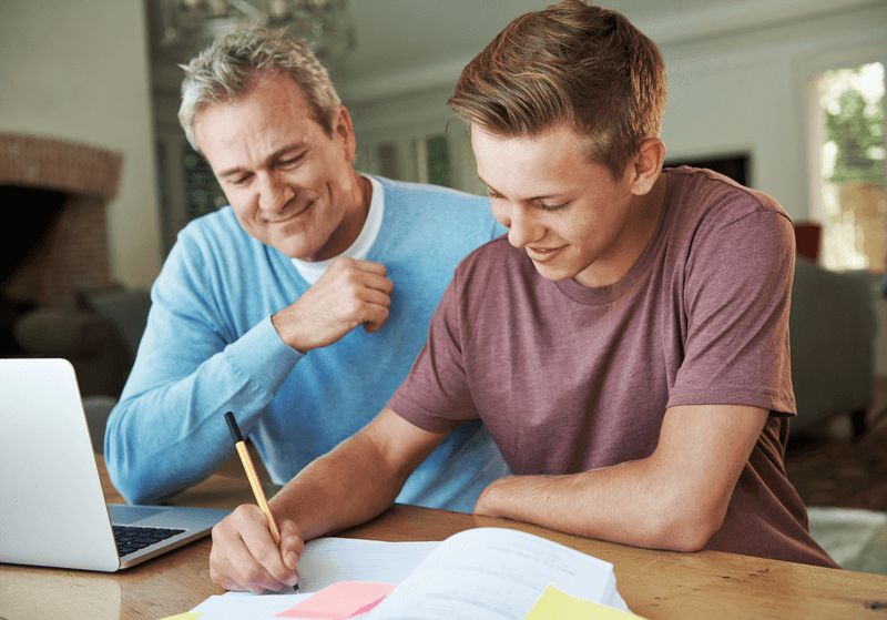 A father helping his teenage son with his homeworkhttp://195.154.178.81/DATA/i_collage/pu/shoots/784352.jpg