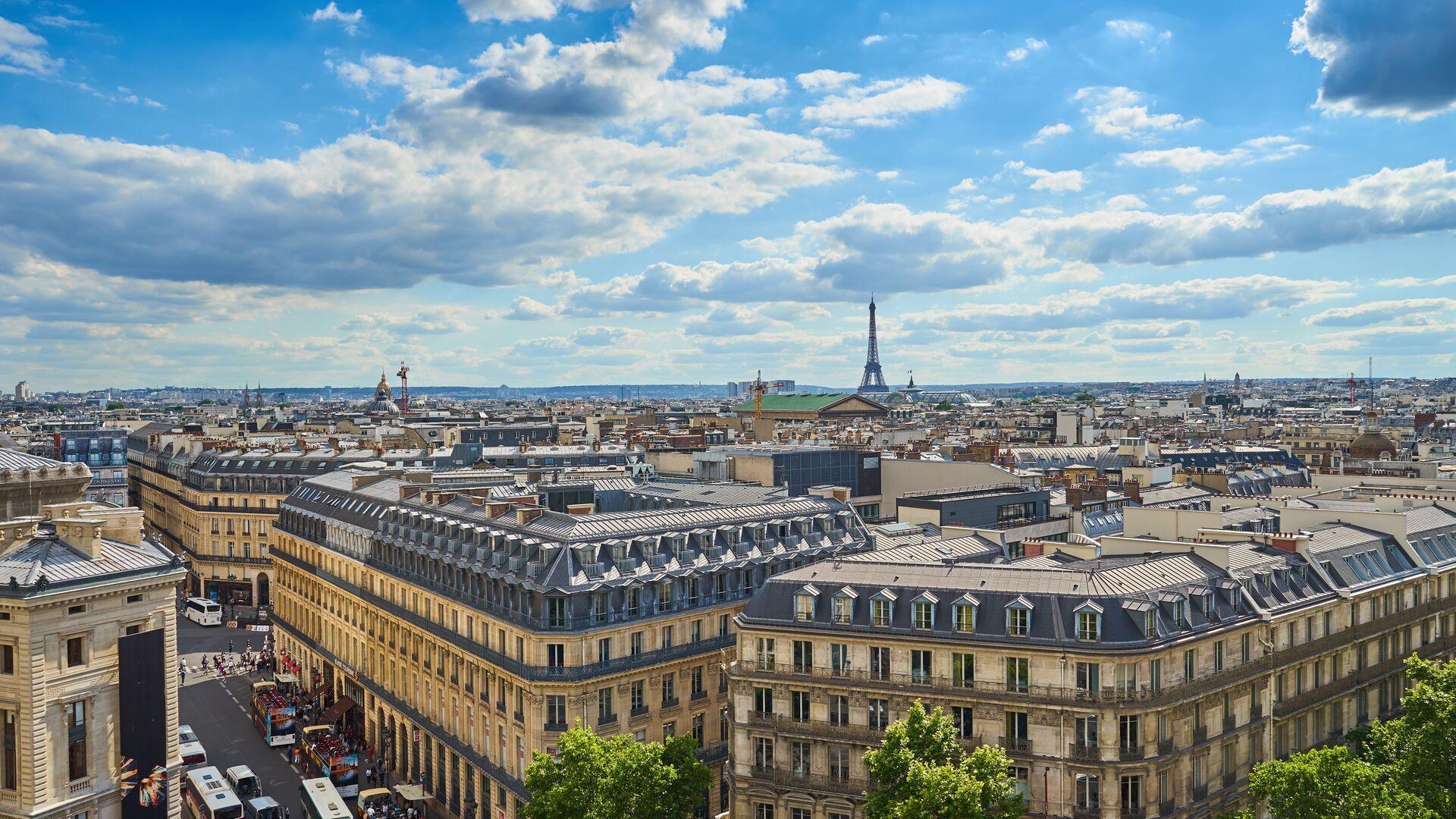 Sprachaufenthalt Frankreich, Paris, Dachterrasse Galeries Lafayette