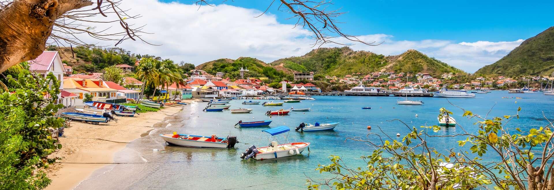 Séjour linguistique Guadeloupe, Plage - bateaux