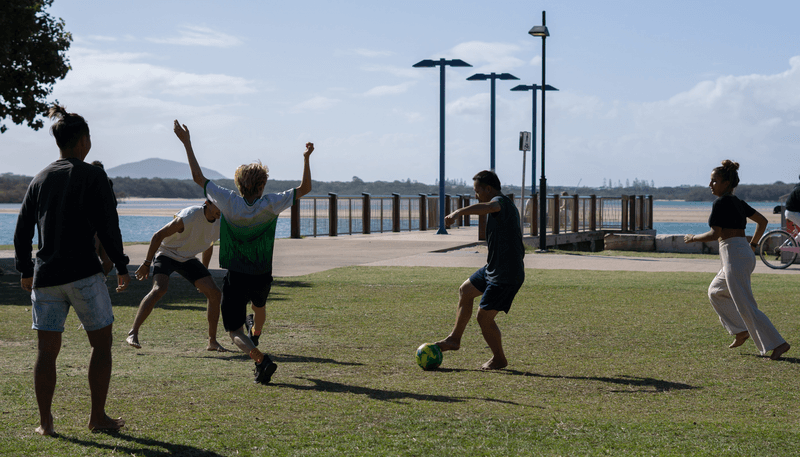 Séjour Linguistique Australie, Sunshine Coast, Lexis English Sunshine Coast,Football
