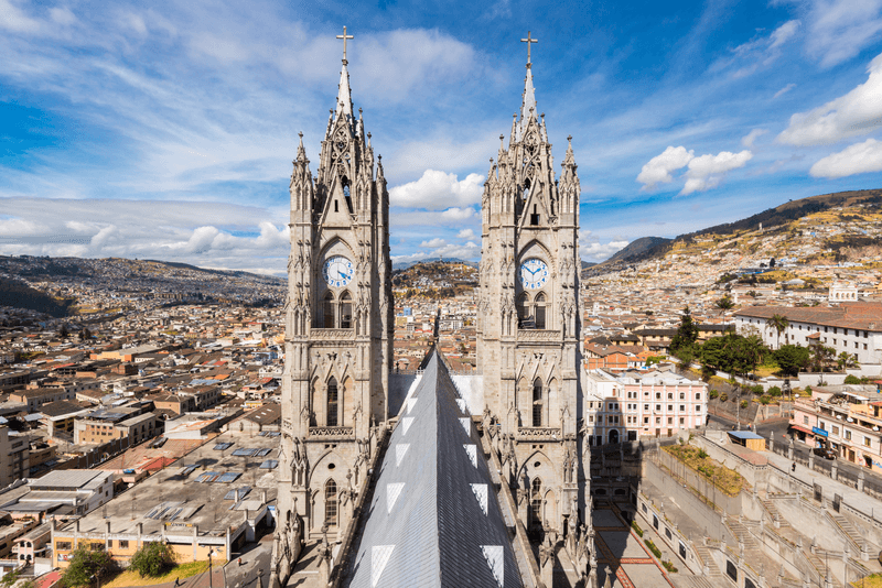 Sprachaufenthalt Ecuador, Quito - Kirche
