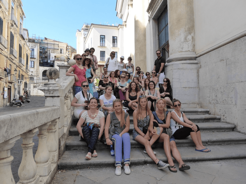 Séjour linguistique Italie, Salerno, Accademia Italiana, étudiants