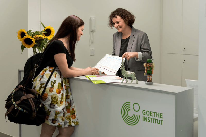 Séjour linguistique Allemagne, Goethe Institut Göttingen - Réception © Goethe-Institut da Silva