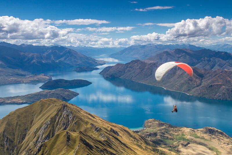Sprachaufenthalt Neuseeland, Fallschirm