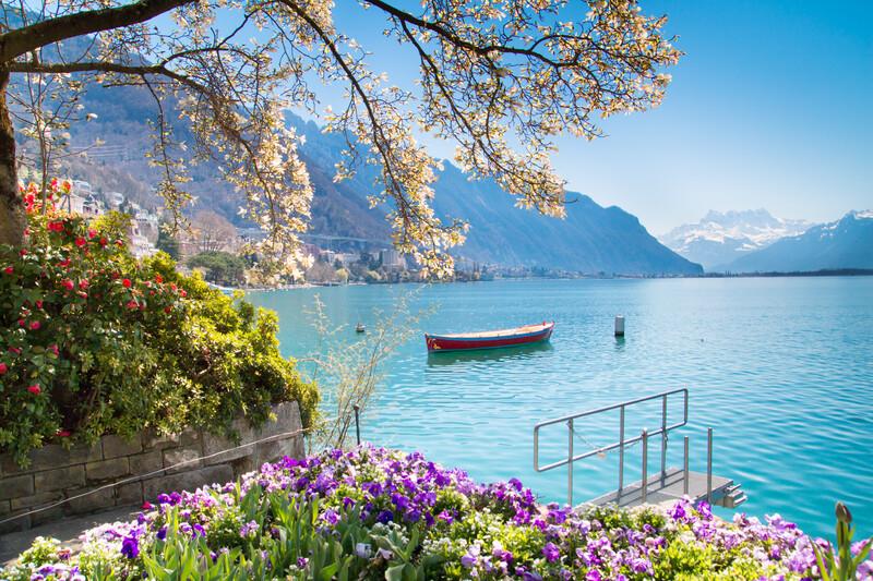 Séjour linguistique, Suisse, Montreux - Alpadia - Lac Léman