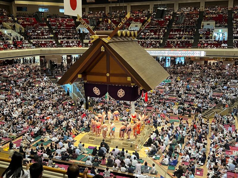 Sprachaufenthalt Japan, Tokyo, Sumo Kampf