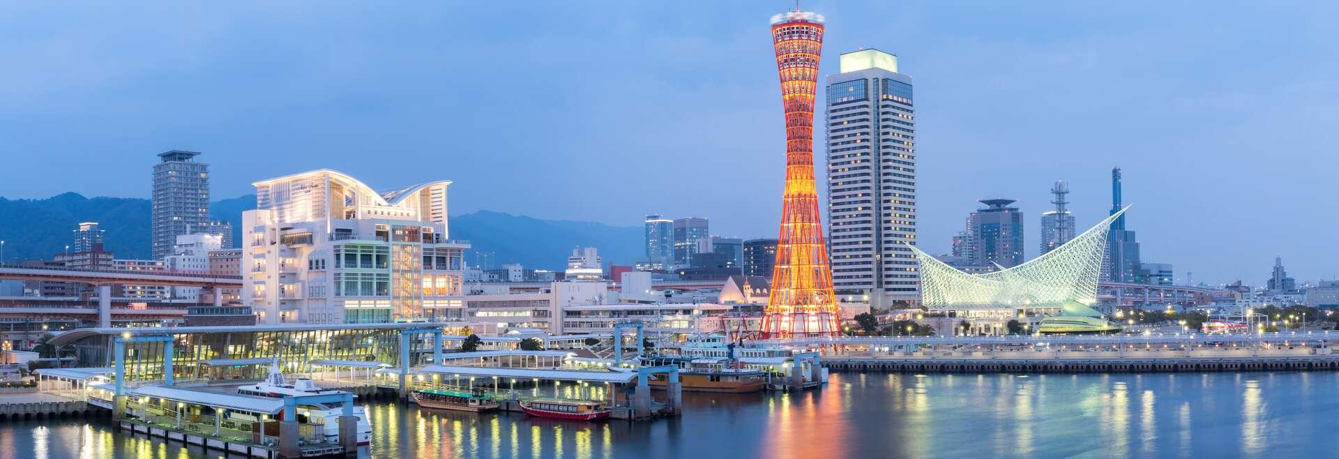 Séjour linguistique Japon, Kobe - nuit skyline
