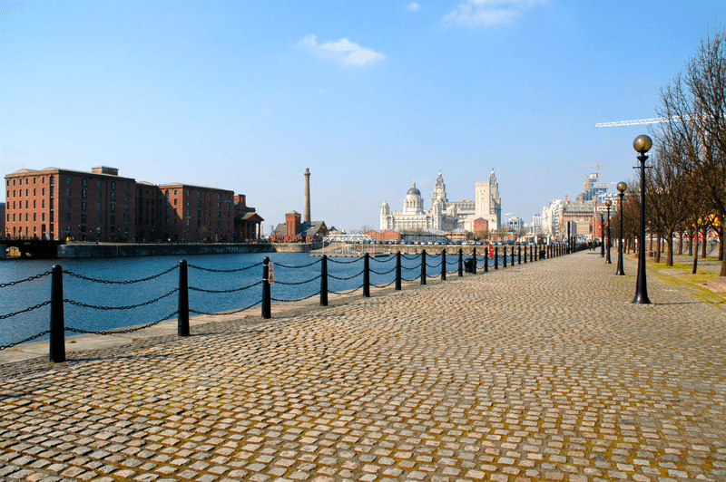 Liverpool Albert Dock and Liver Building