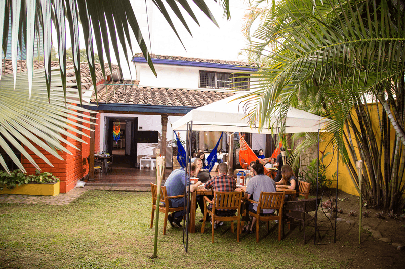 Séjour linguistique Colombie, Medellin, Centro Catalina, Garden