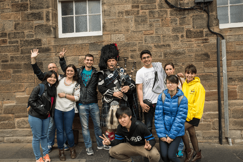 Sprachaufenthalt England, Edinburgh, CES Edinburgh - Studenten