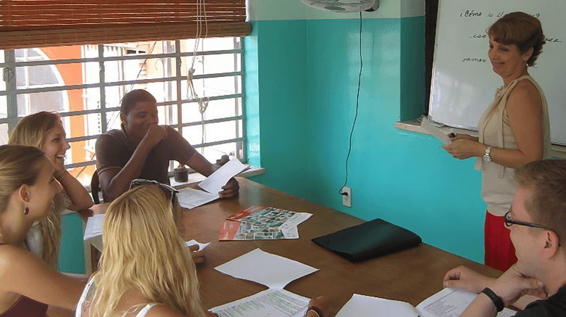 Sprachaufenthalt Kuba, Havanna, Estudio Sampere Havanna, Lektion