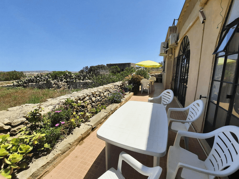 Sprachaufenthalt Malta, Bels Gozo, Terrasse