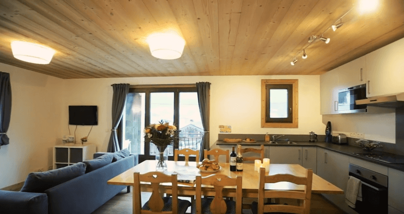 Sprachaufenthalt Frankreich, Morzine - Alpine French School Morzine - Accommodation - Shared Apartment - Küche