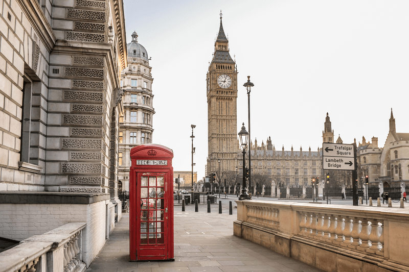 Séjour linguistique Angleterre, London – Big Ben - Téléphone